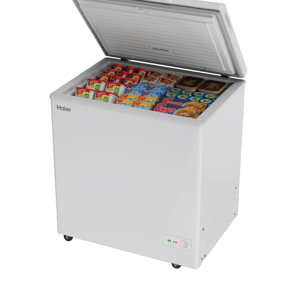 Haier 300Ltr Single door- White Colour Convertible Hard top Freezer